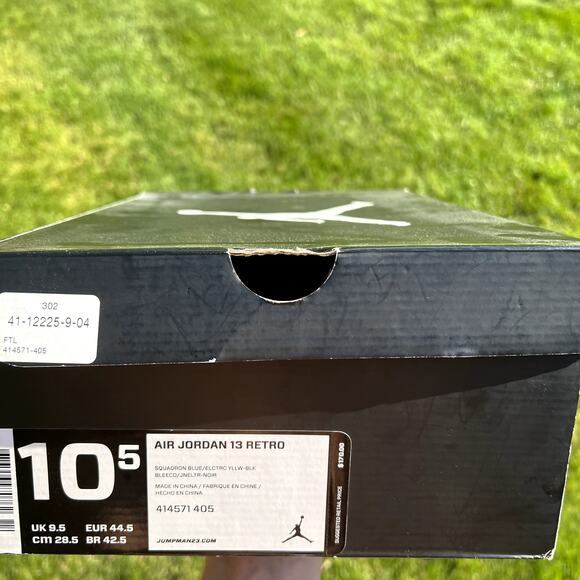 Nike Air Jordan 13 Retro Squadron Blue Men's Shoes - Size 10.5 - Ships Now - Picture 11 of 11